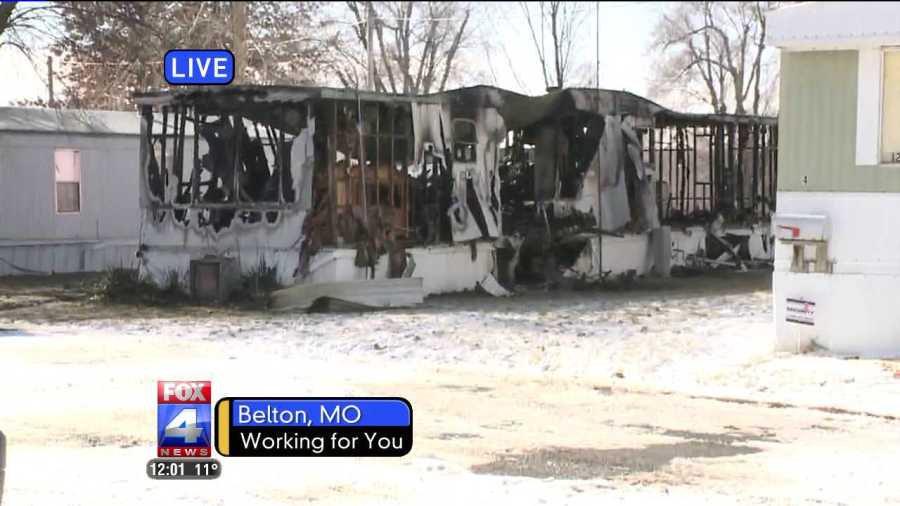 A fire at a Belton, Mo. mobile home killed a man.