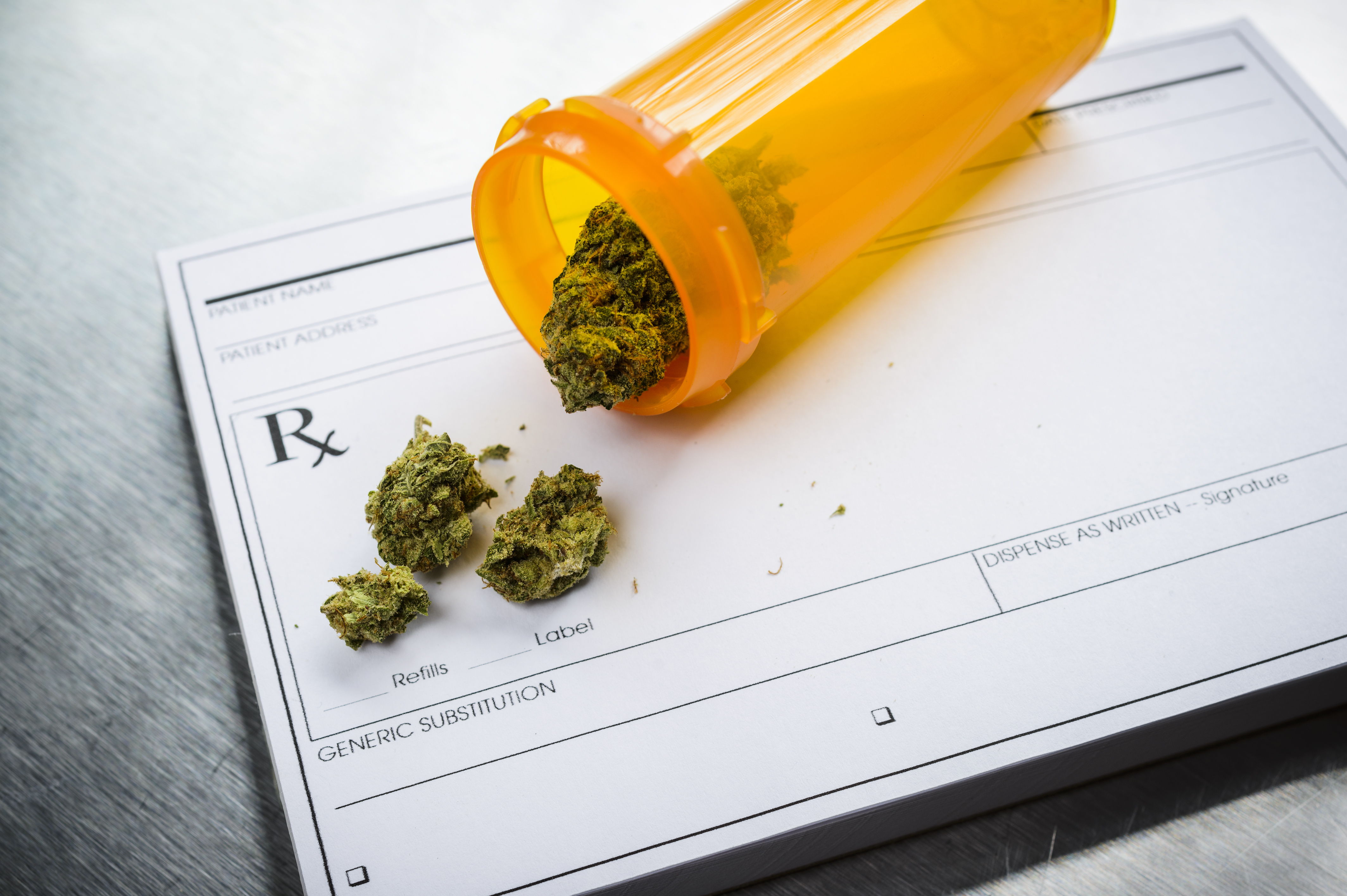 Picture of marijuana and application
