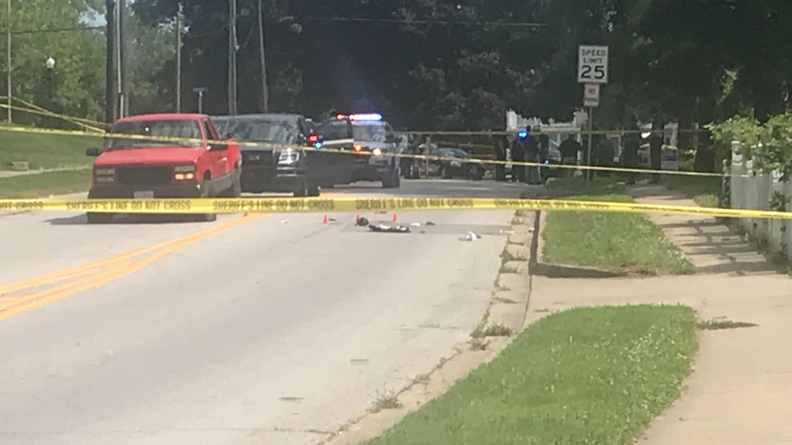 Picture of crime scene in Liberty